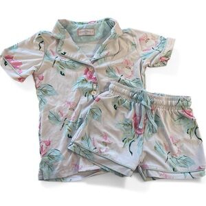 SweetHoney Floral Kids Pajamas Set - size 8 years